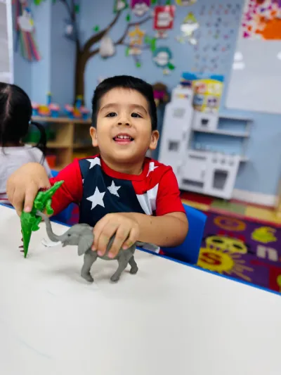 Child at Little Heaven Daycare
